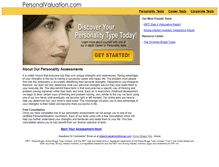 Tablet Screenshot of personalvaluation.com